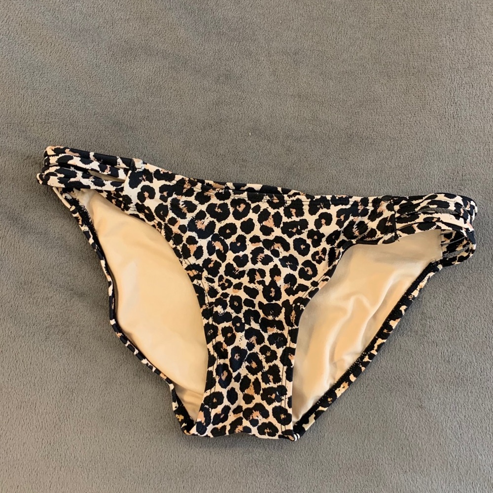 cheetah print swim bottoms